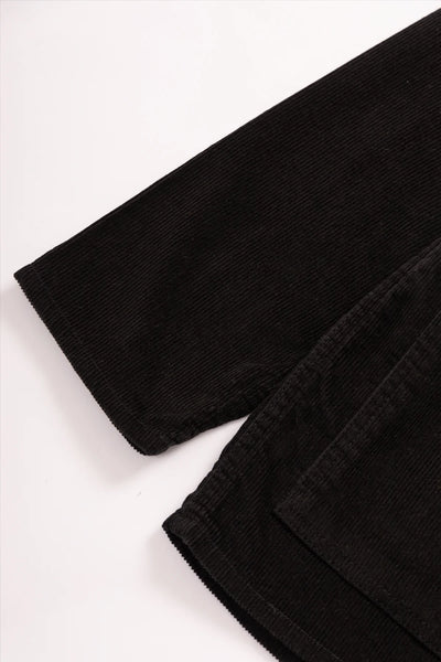 SERVICE WORKS CORDUROY COVERALL JACKET BLACK