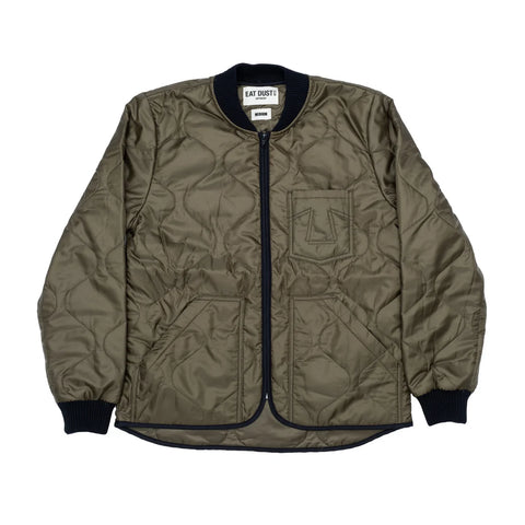 EAT DUST FROSTBITE TYPE 2 QUILTED NYLONG KHAKI JACKE