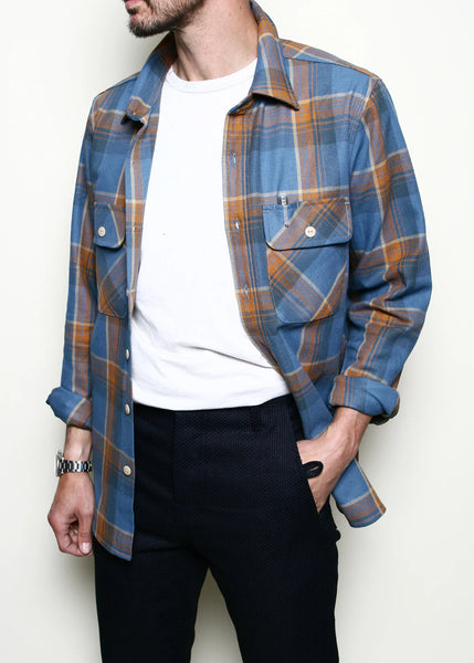 ROGUE TERRITORY FIELD SHIRT SUNRISE PLAID