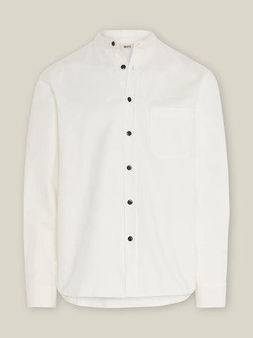 WOTE STAND UP COLLAR SHIRT OFFWHITE