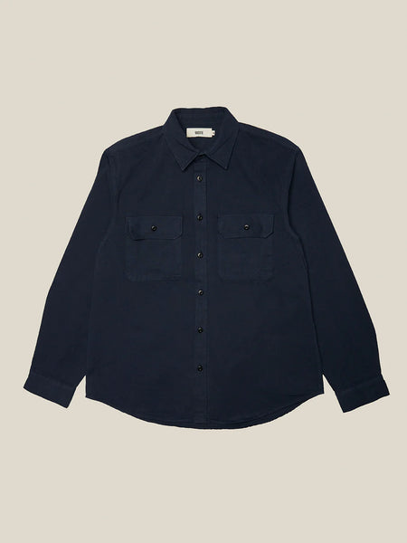 WOTE CASUAL SHIRT WASHED BLACK