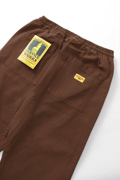 SERVICE WORKS CLASSIC CHEFS PANT CANVAS BROWN