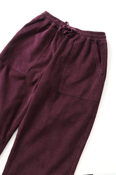 SERVICE WORKS CORDUROY CHEFS PANT PLUM