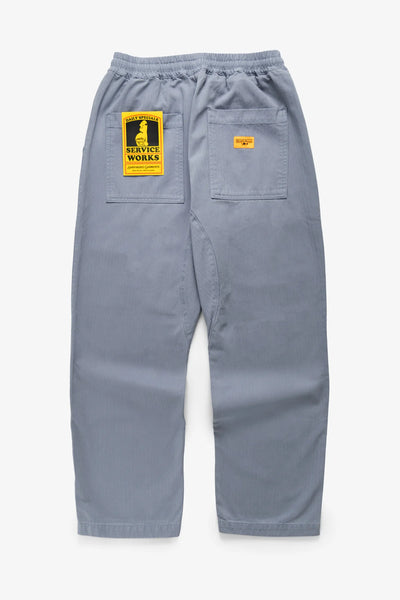 SERVICE WORKS HERRINGBONE CHEFS PANT HARBOUR